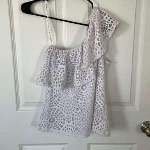Lily Pulitzer One Shoulder Shirt